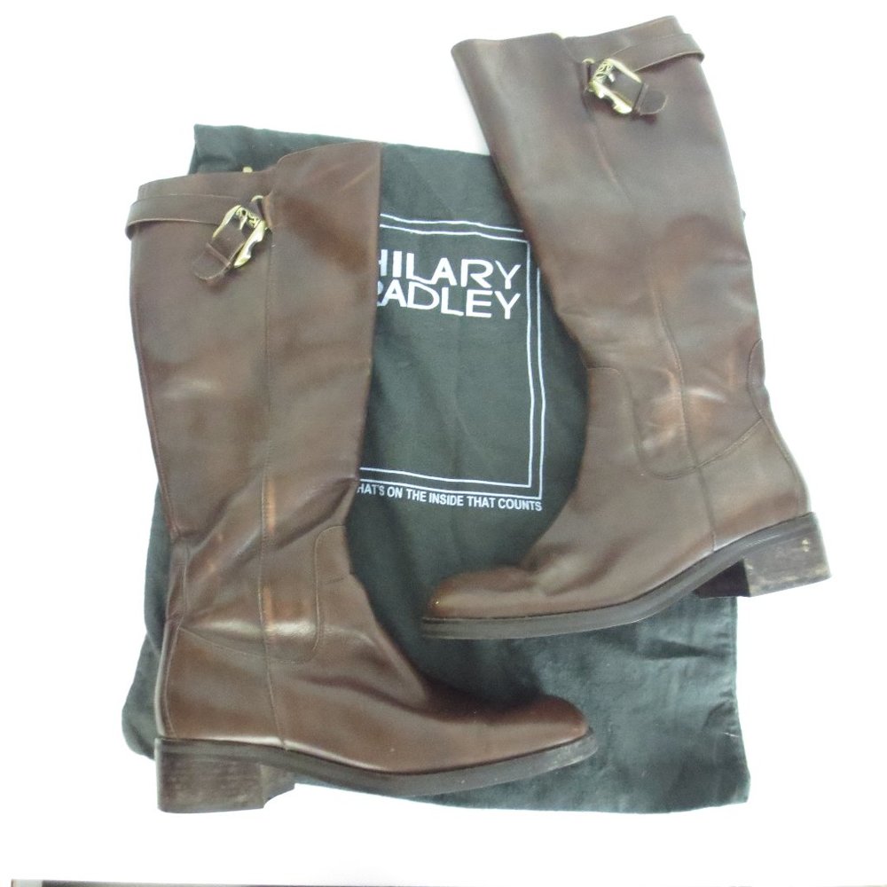 HILARY RADLEY Brown Leather Boots